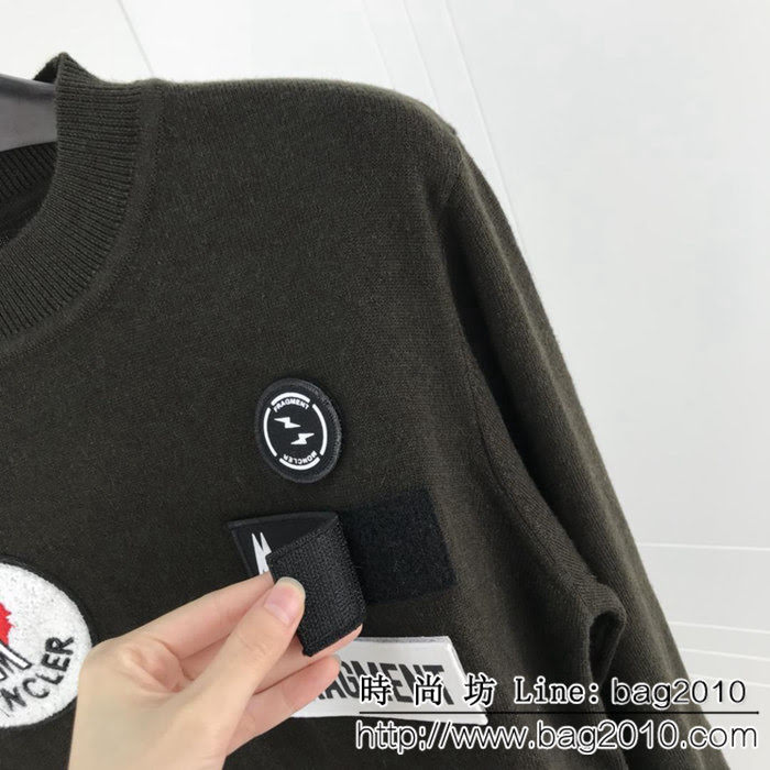 MONCLER蒙口 X 藤原浩聯名款 舒適透氣柔軟 男款羊毛衫 ydi1558